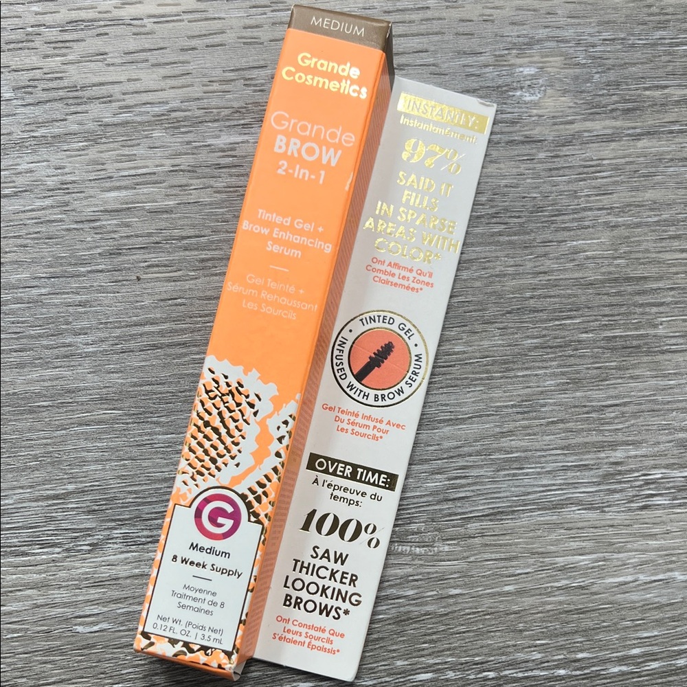 Grande Cosmetics Brow Enhancing Serum + Tinted Gel